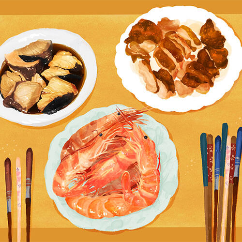 母の日の料理イラスト