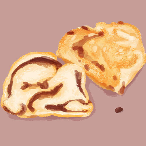 手作りパンのイラスト