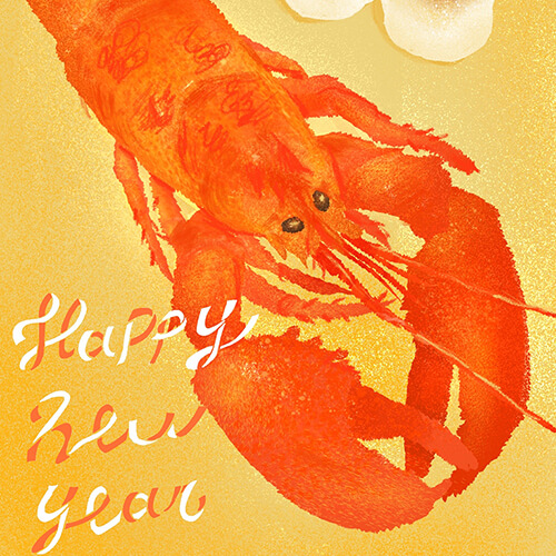 ロブスターのイラスト