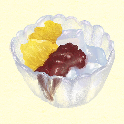 寒天のイラスト